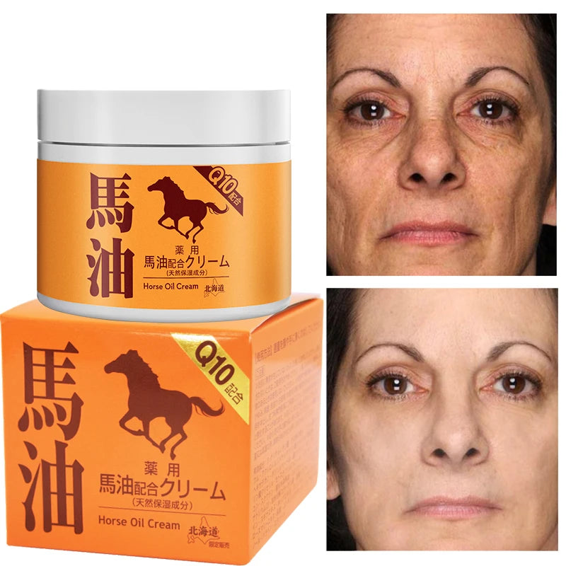 Unleash Your Youth: Horse Oil Power - Wrinkles Fade, Skin Glows (Shop Now!)