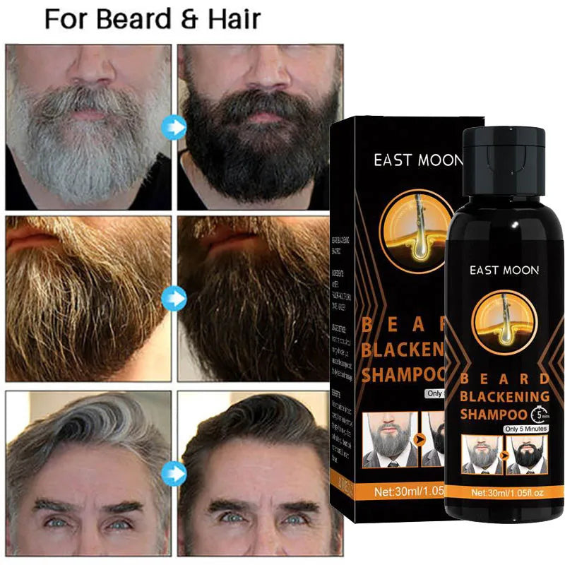 Gray to Great: Natural Black Beard Shampoo for a Bold, Younger Look (Shop Now!)