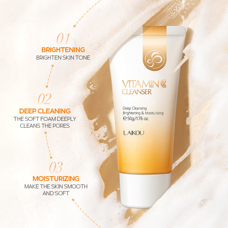 Daily Sunshine: Laikou's Vitamin C Cleanser for a Fresh Start (Shop Now!)